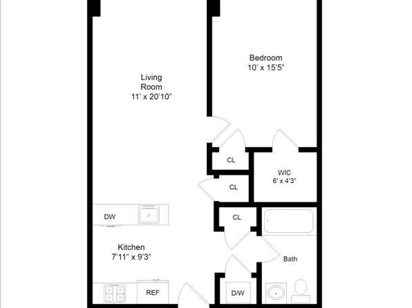 1703 Park Ave #418, Weehawken, NJ 07086