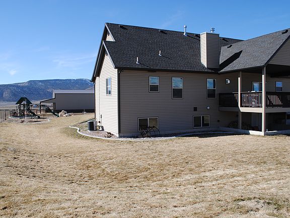 Backyard view of home 