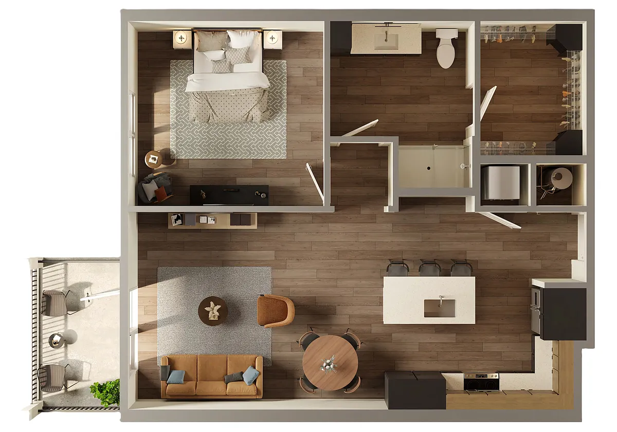 Floor plan The Fredericksburg