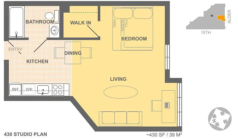 Floor plan 430