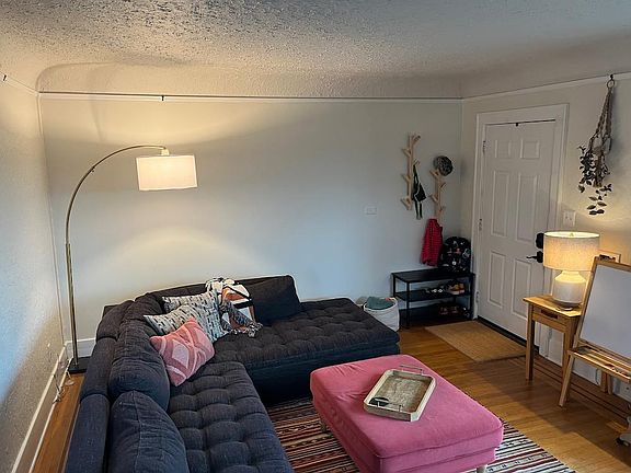 Living room and front door.
