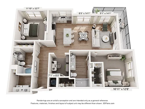 Floor plan B5 - Oxford