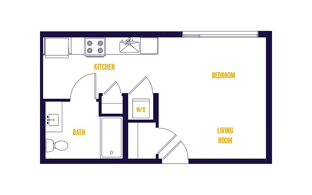 Floor plan Studio-S1.0