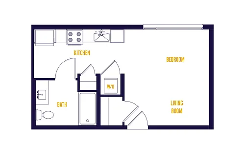 Floor plan Studio-S1.0