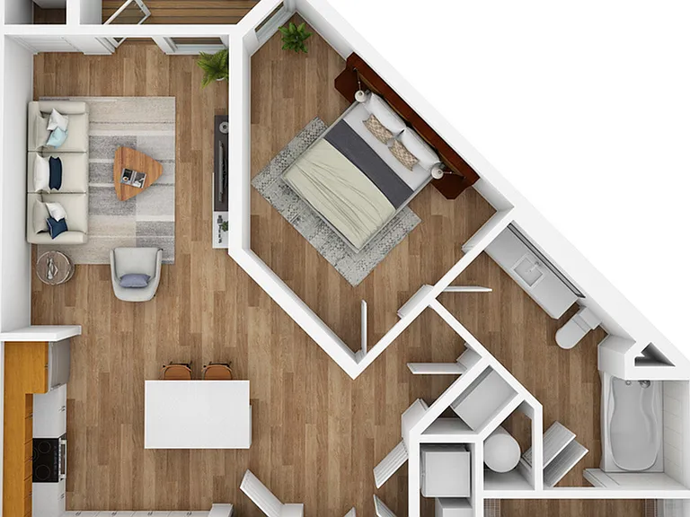 1 Bedroom | 1 Bath | 807 SF 1 Bedroom | 1 Bath | 807 SF