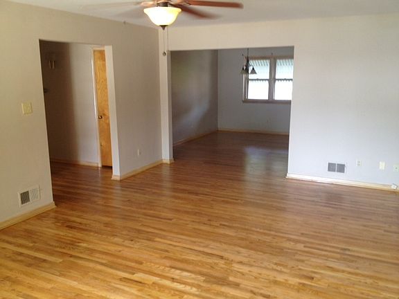 Living room looking into dining room