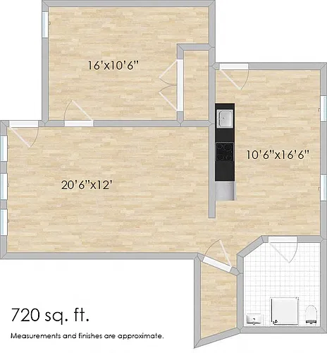 Floor plan 247 South G