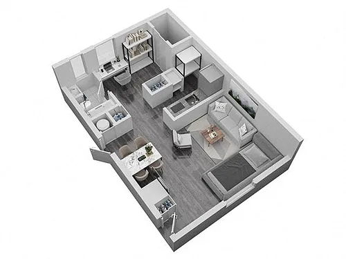 Floor plan Studio