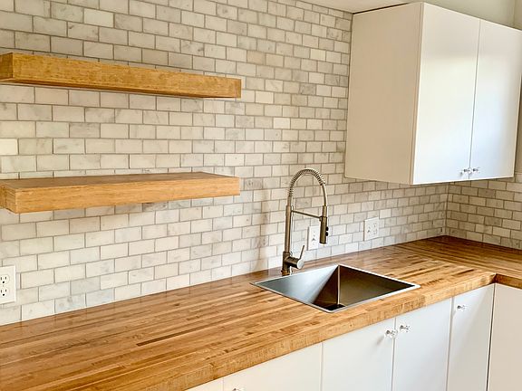 Updated kitchen in 611 Buck St. Perfect rental home available for University of Memphis student or young professional couple.