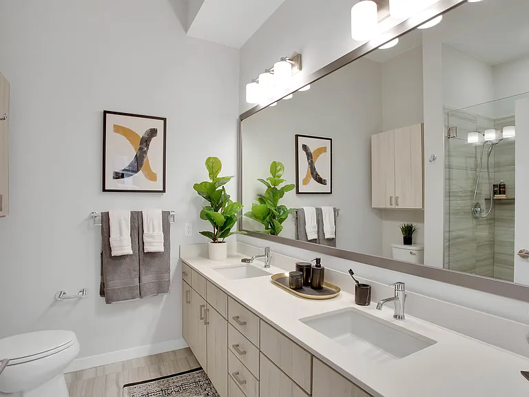 Spacious Model Bathroom