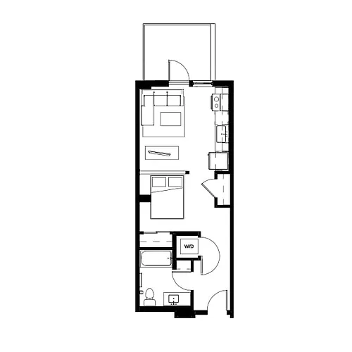 Floor plan Studio 5