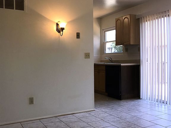 Tiled dining room and new deck