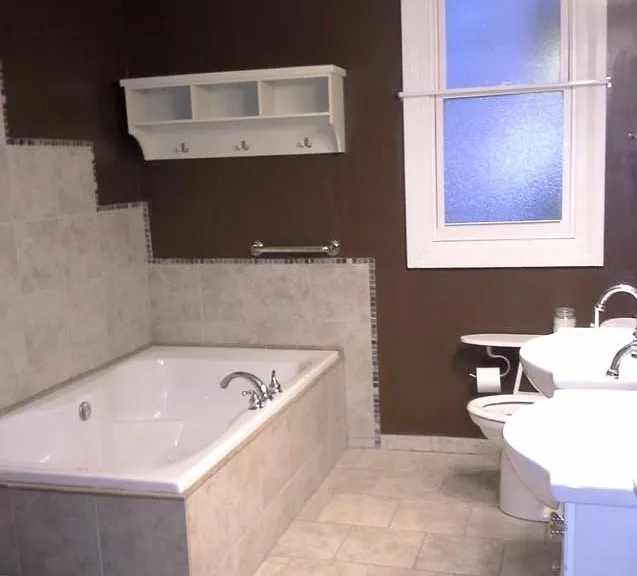bathroom with heated floors