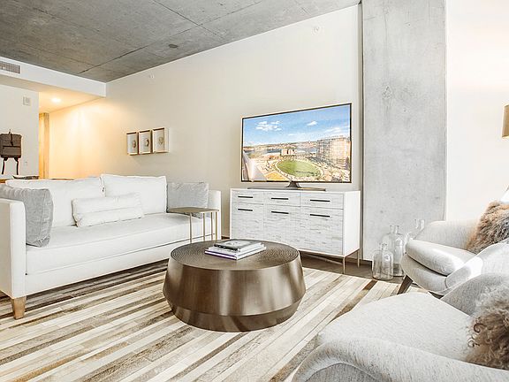 Block 17 Apartments High-Rise Model Living Room