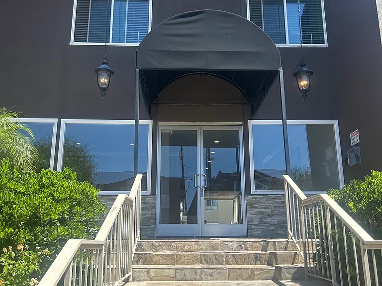 Front of the building