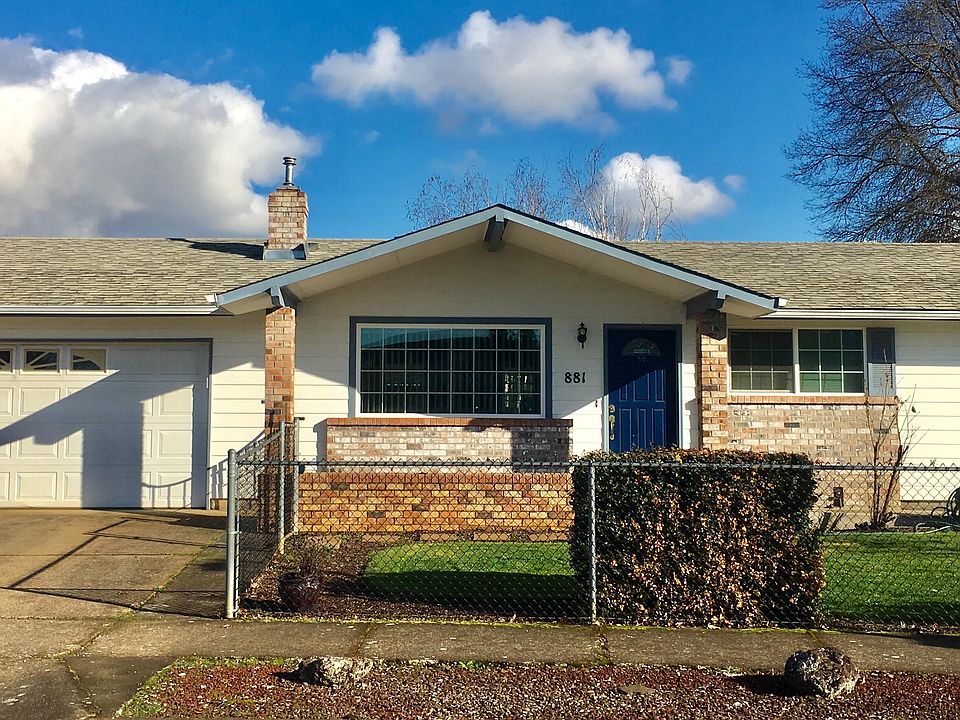 Front with beautiful brick a