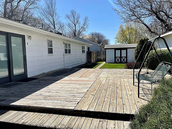 Back deck & shed