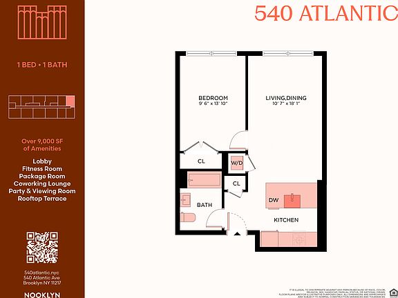 2nd image of 540 Atlantic Ave #613