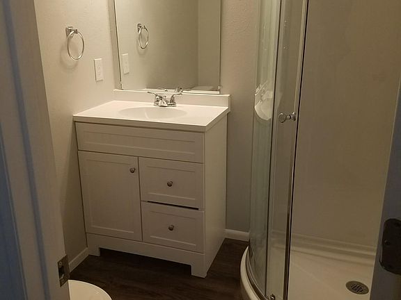 remodeled down stairs bath