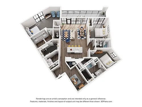 Floor plan The August - E2 (Premium)