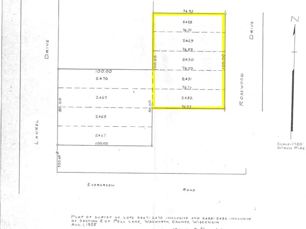 Lots 2428-2432 Rosewood Drive, Genoa City, WI 53157