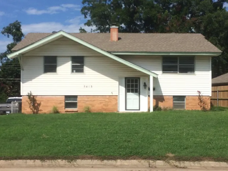 Front view of house