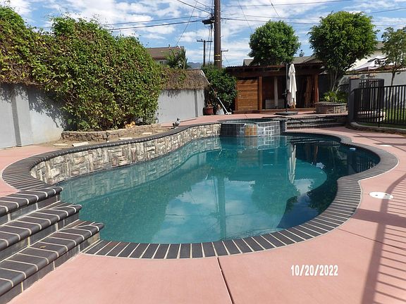 Pool, Spa, and Cabana in a beautiful setting.