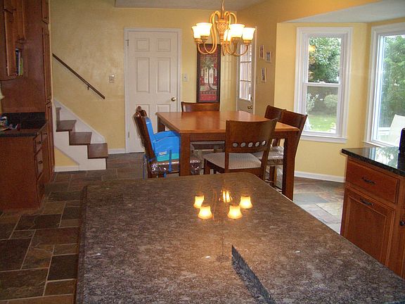 Breakfast nook in kitchen