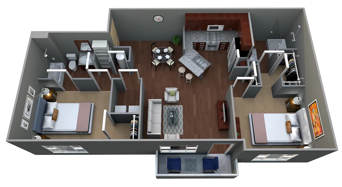 Floor plan Cole Luxe