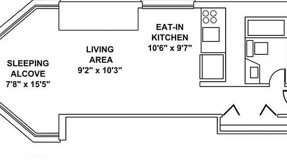 2nd image of 301 W 57th St APT 18G