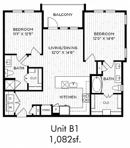 Floor plan B1