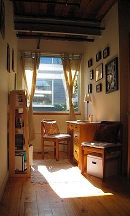 Desk overlooks Garden