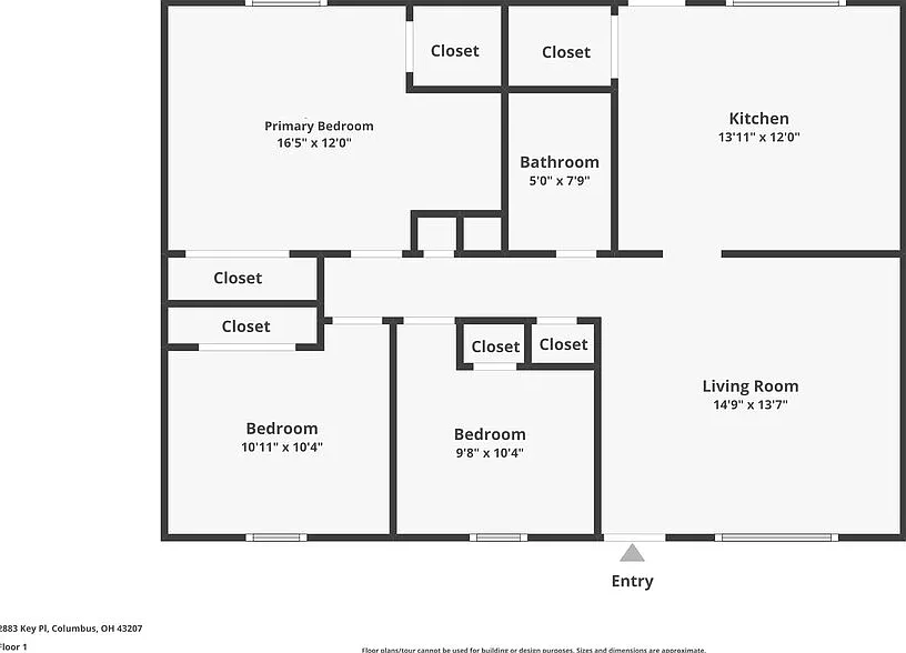 3 bed, 1.0 bath, 936 sqft, $1,680 — Photo 2