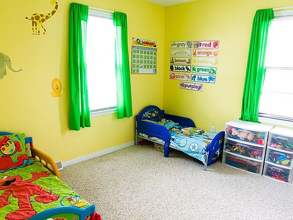 This room is now blue.