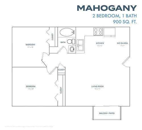 Floor plan Mahogany