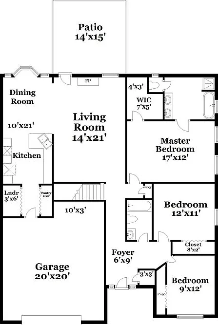 4 bed, 3.0 bath, 2028 sqft, $3,530 — Photo 2