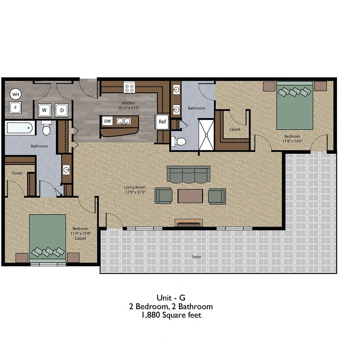 Floor plan G