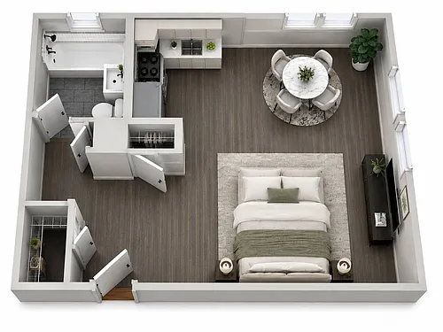 Floor plan Studio