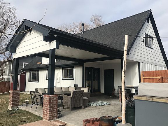 Covered porch patio