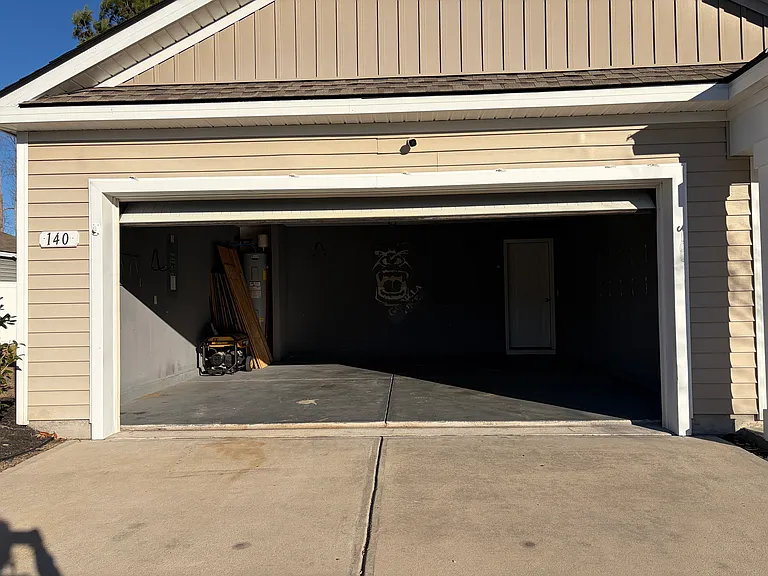 Open garage