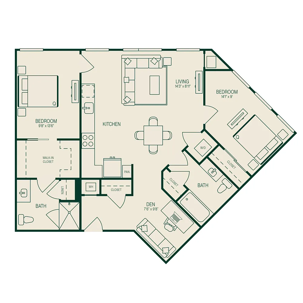 Floor plan B10.Den