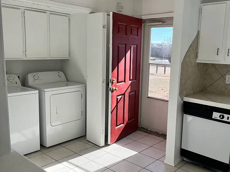 Kitchen, Laundry and Front Door