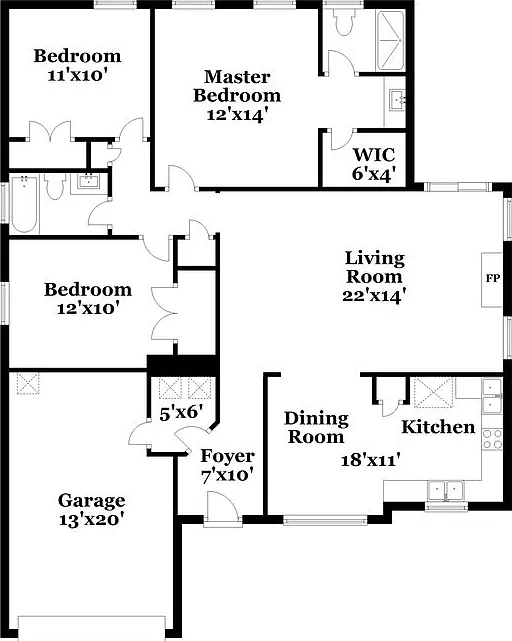 3 bed, 2.0 bath, 1346 sqft, $1,850 — Photo 2