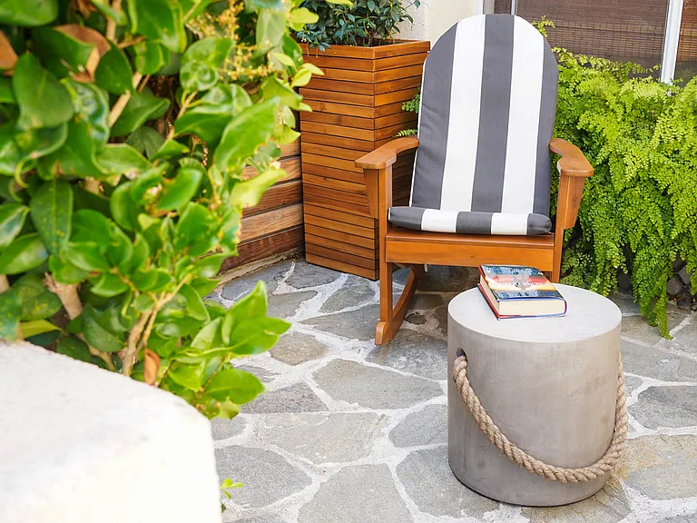 Private patio