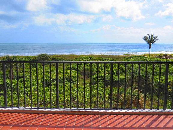 Unobstructed views from the large balcony off of two bedroom