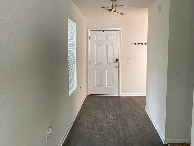 Front door...to the right is laundry and garage