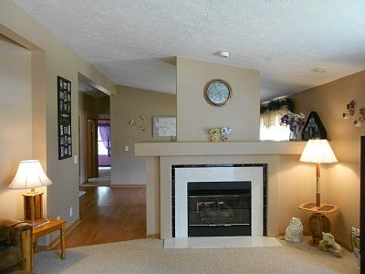 Open living/family area with