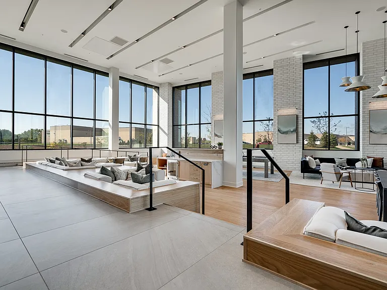Enjoy stunning views in our airy, multi-level lobby.