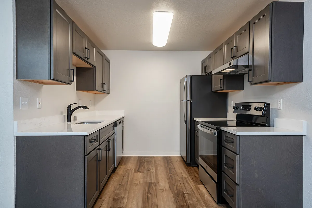 Floor plan 1 Bedroom With Patio