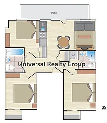 Rented by Universal Realty Group